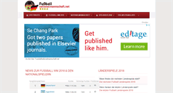 Desktop Screenshot of fussballnationalmannschaft.net